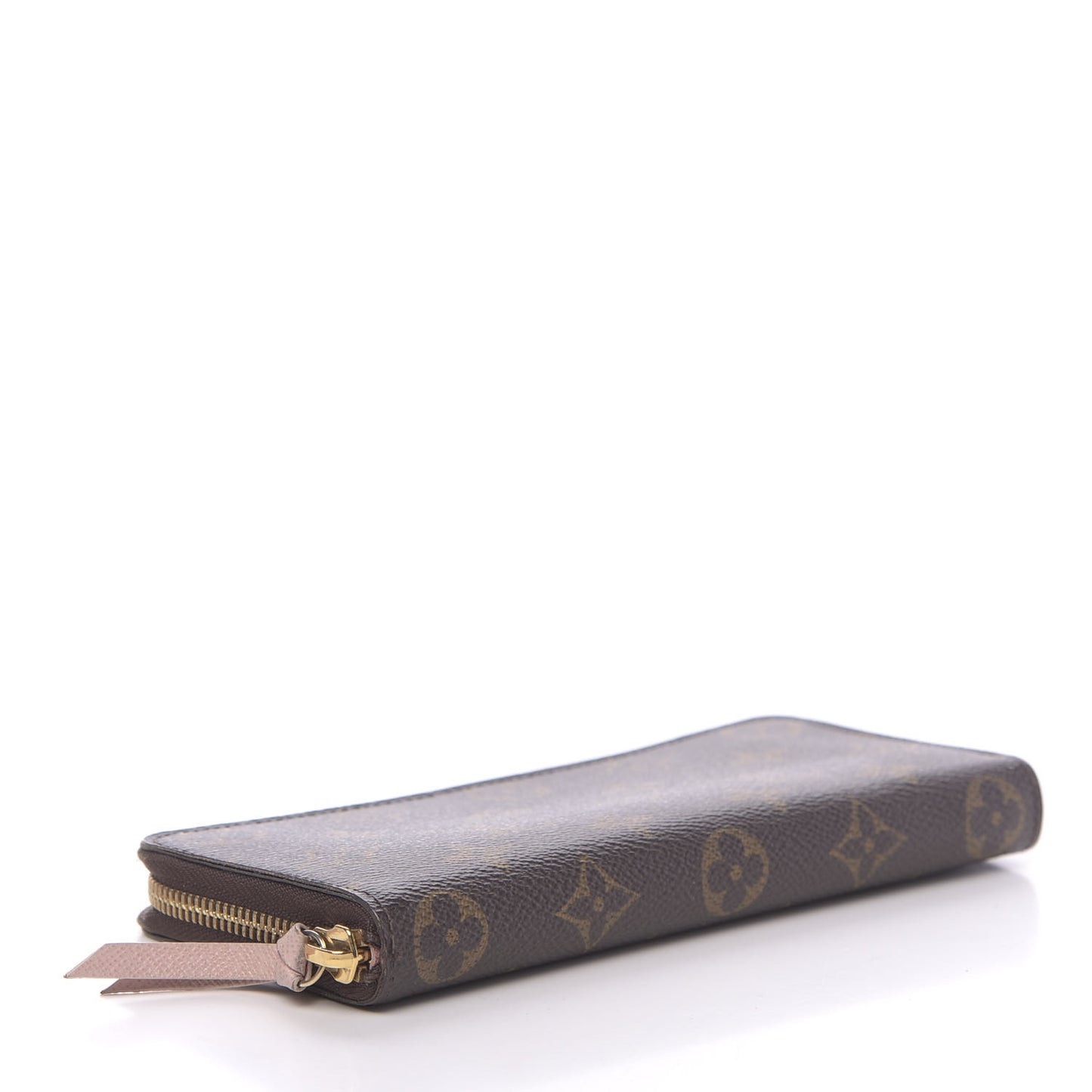 Monogram Clemence Wallet Rose Ballerine