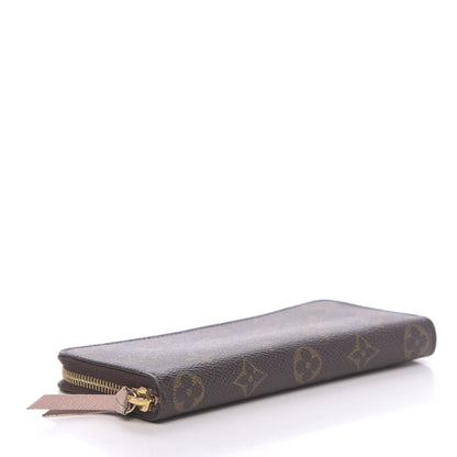 Louis Vuitton Monogram Clemence Wallet Rose Ballerine 4 of 9