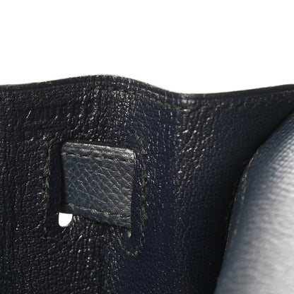 Hermes Epsom Kelly Sellier 28 Bleu Indigo 7 of 10