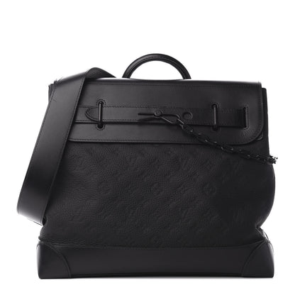 Louis Vuitton Taurillon Monogram Steamer PM Black 1 of 11