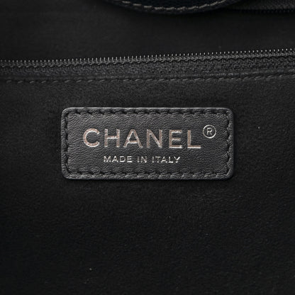 Chanel Caviar Small Studded Deauville Tote Black 6 of 11
