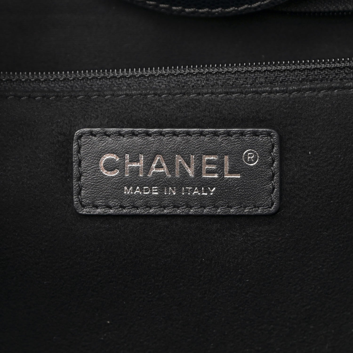 Chanel Caviar Small Studded Deauville Tote Black 6 of 11