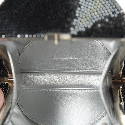 Judith Leiber Swarovski Crystal Top Hat Clutch Jet Multicolor 8 of 14