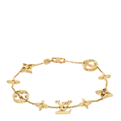 Louis Vuitton 18K Yellow Gold Idylle Blossom Monogram Bracelet 1 of 4