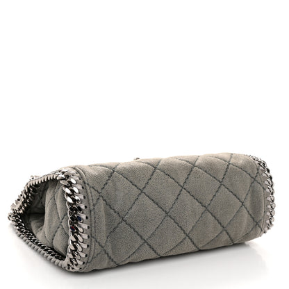 Stella McCartney Shaggy Deer Quilted Mini Falabella Grey 4 of 11