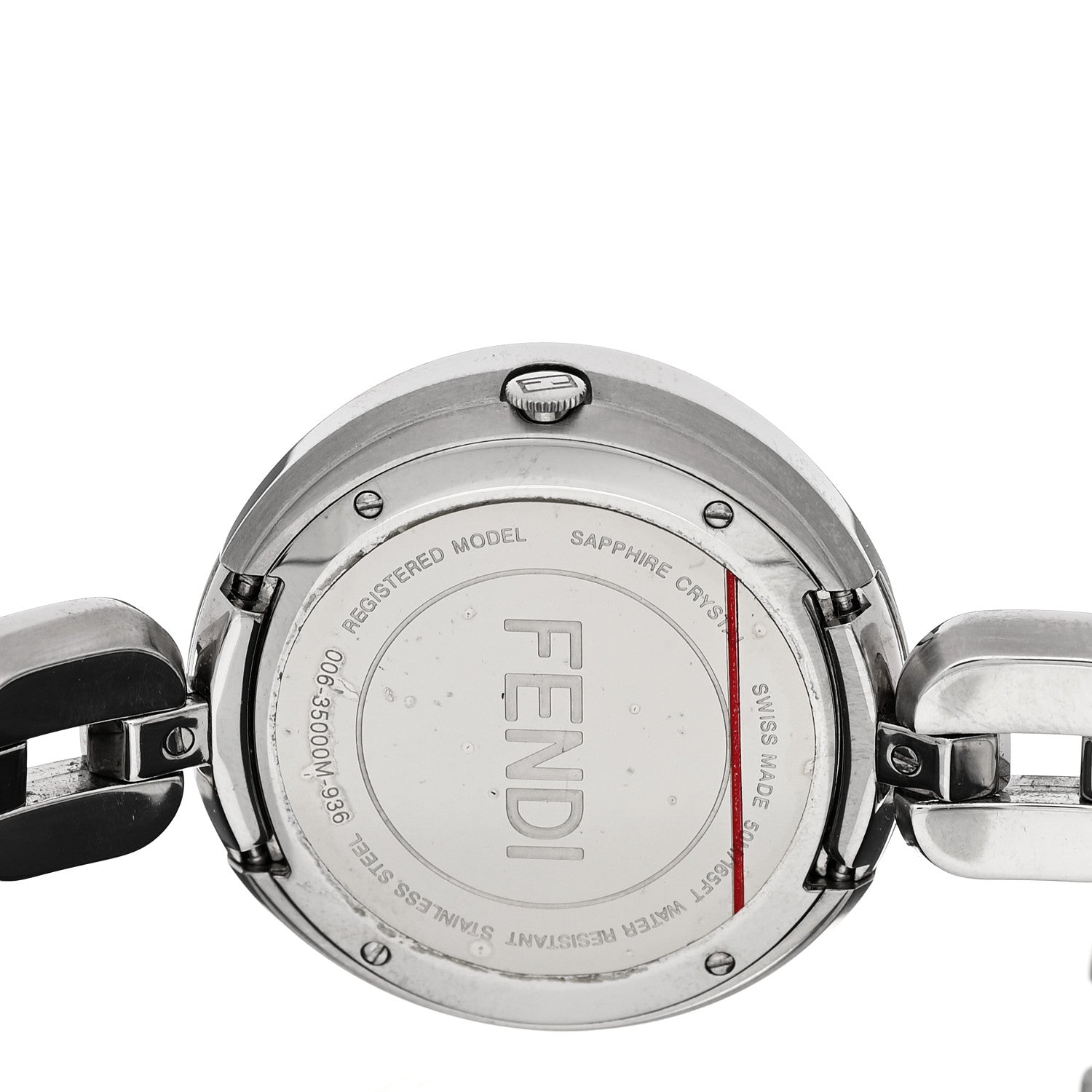 FENDI クォーツ腕時計 ホワイトダイヤル Fendi Stainless Steel 36mm My Way Quartz Watch White 1863811