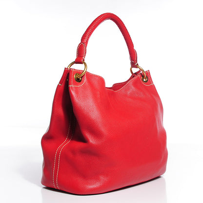 Prada Vitello Daino Hobo Fuoco 3 of 12