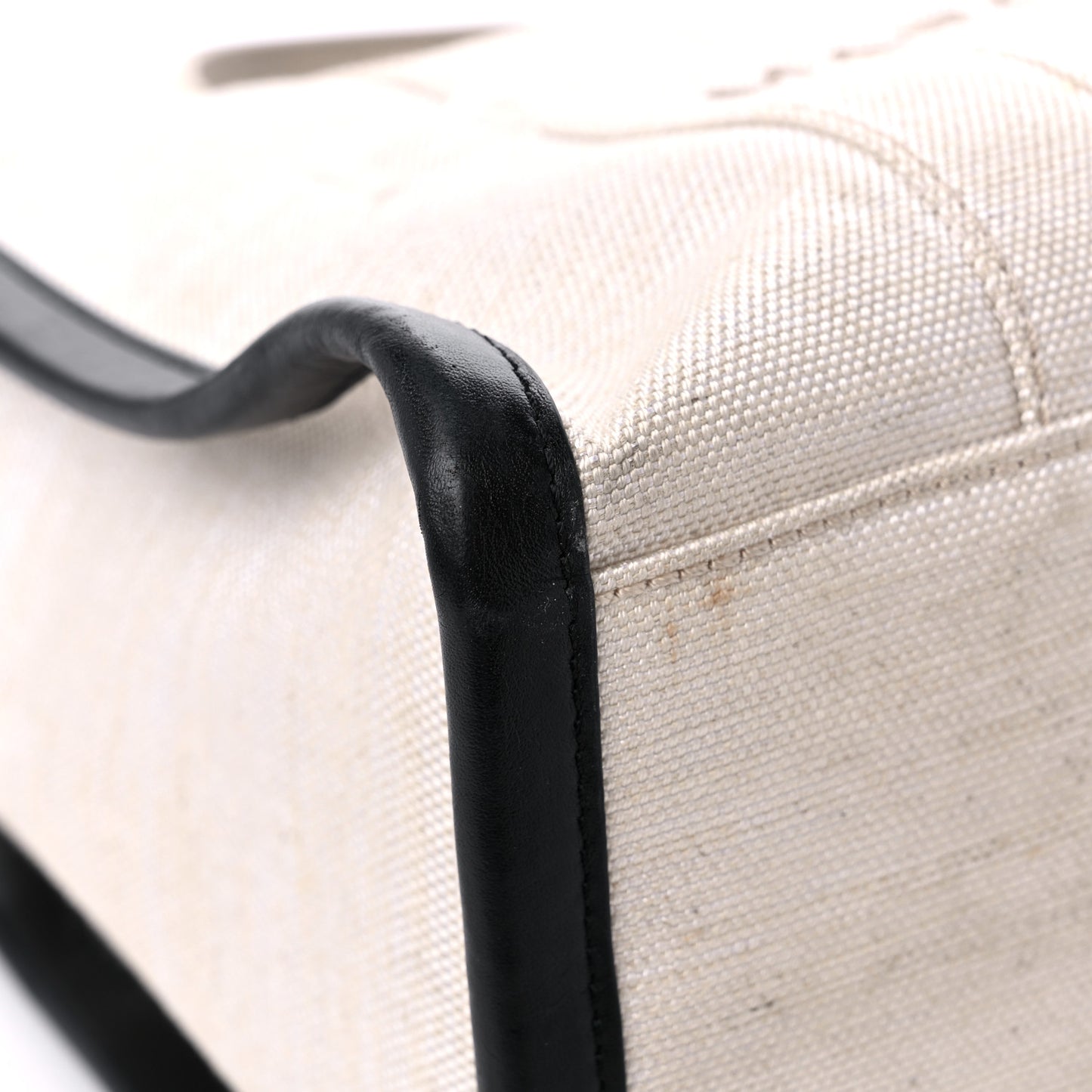 Cotton Canvas Medium The Traveler Tote Bag Beige