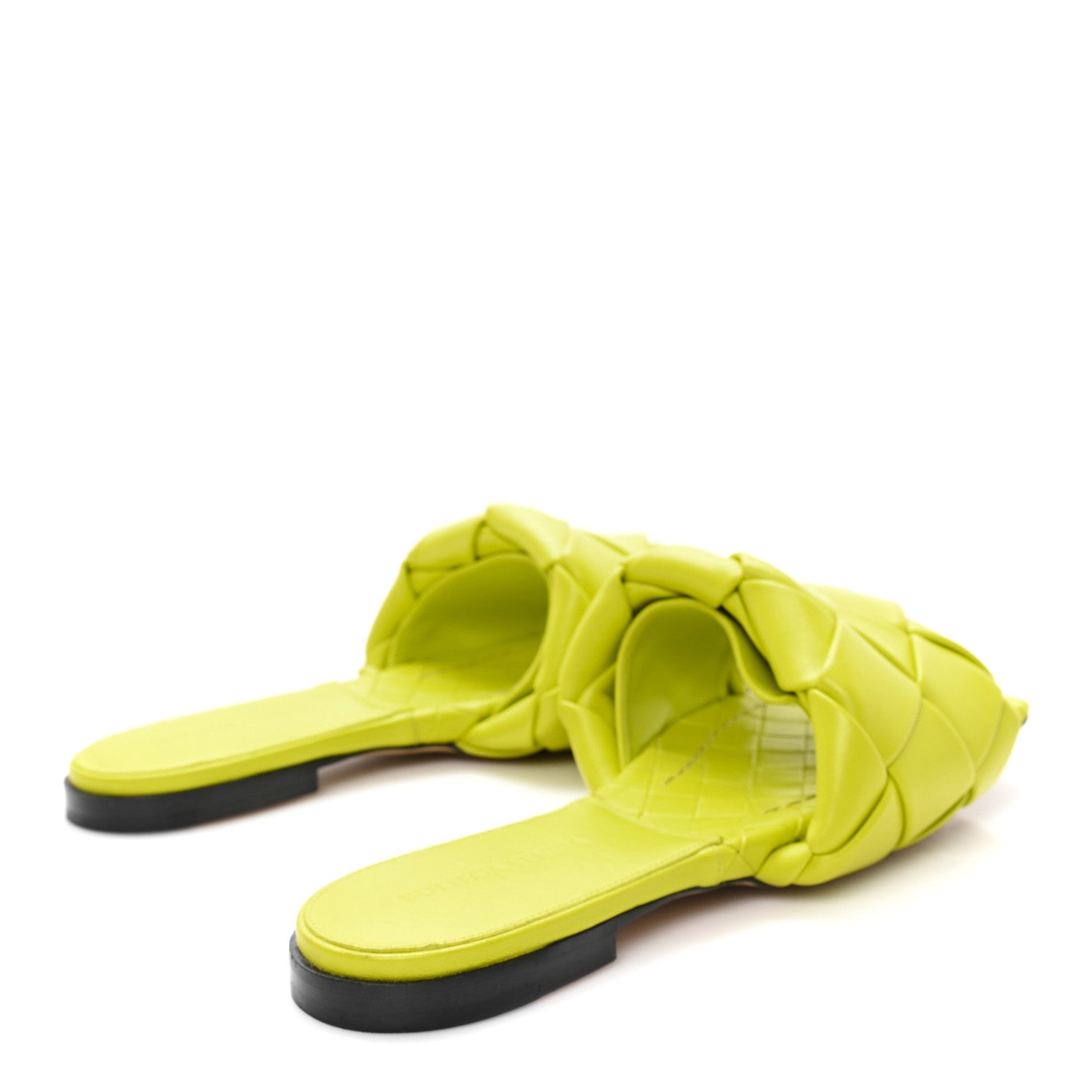 Bottega Veneta Nappa Maxi Intrecciato Lido Flat Sandals 39 Kiwi 5 of 8
