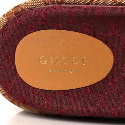Gucci Canvas GG Monogram Angelina Platform Slide Sandals 39.5 Beige Ruggine 6 of 7
