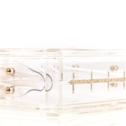 Chanel Transluscent Plexiglass Perfume Bottle Clutch 8 of 9