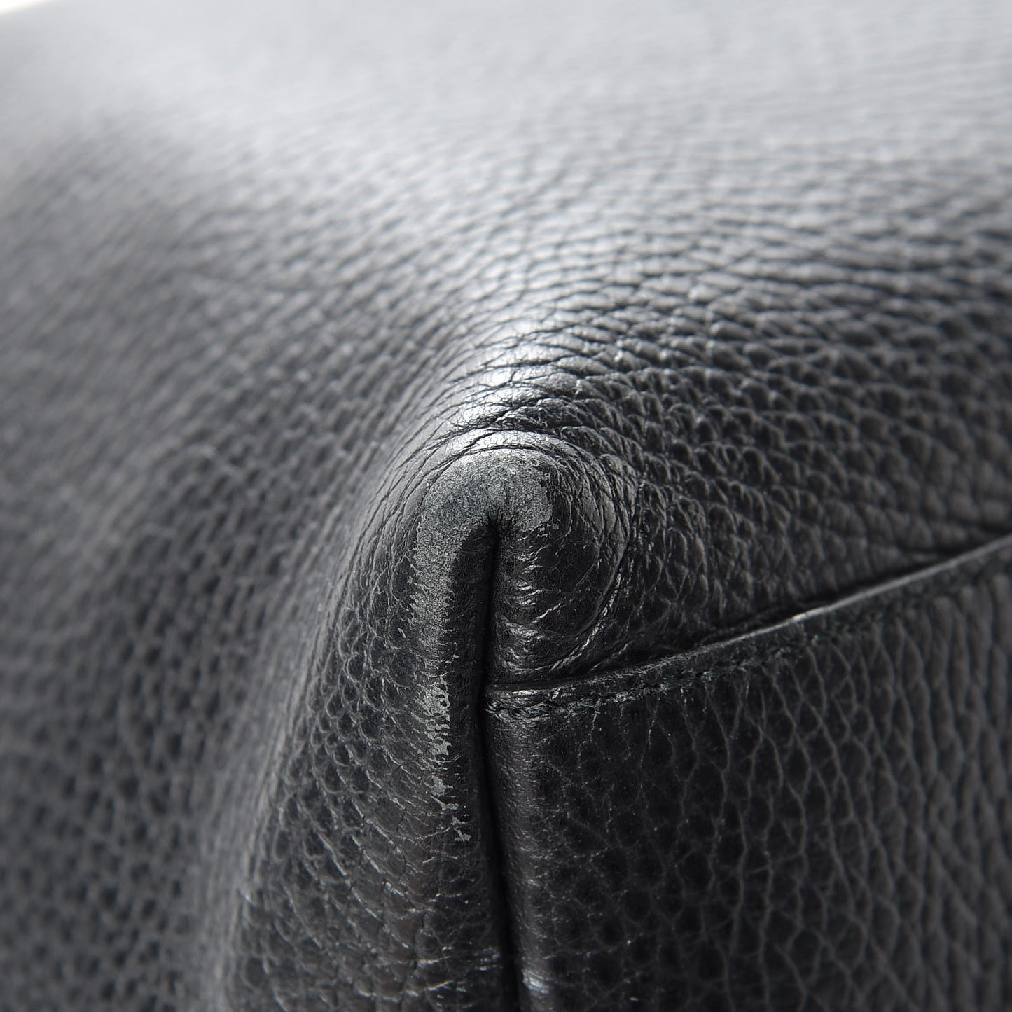 Calfskin Large Gifford Braided Handle Tote Black