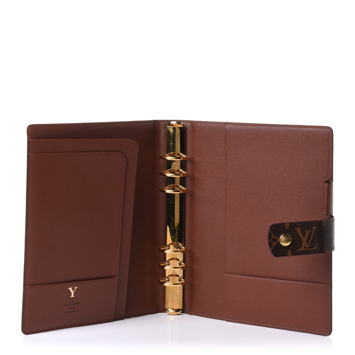 Monogram Large Ring Agenda Cover