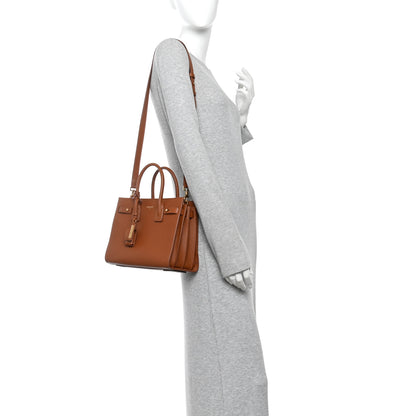 Saint Laurent Grained Calfskin Baby Sac De Jour Supple Canyon 2 of 11