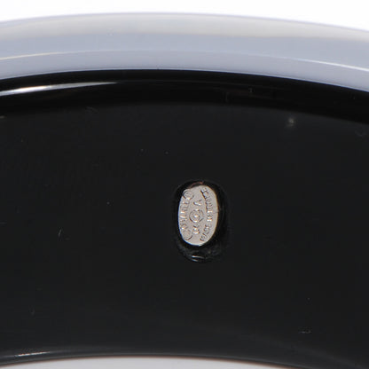 Chanel Resin Crystal CC Bangle Black 4 of 7