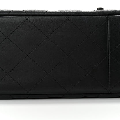 Chanel Lambskin Quilted Jumbo Double Flap So Black 11 of 16