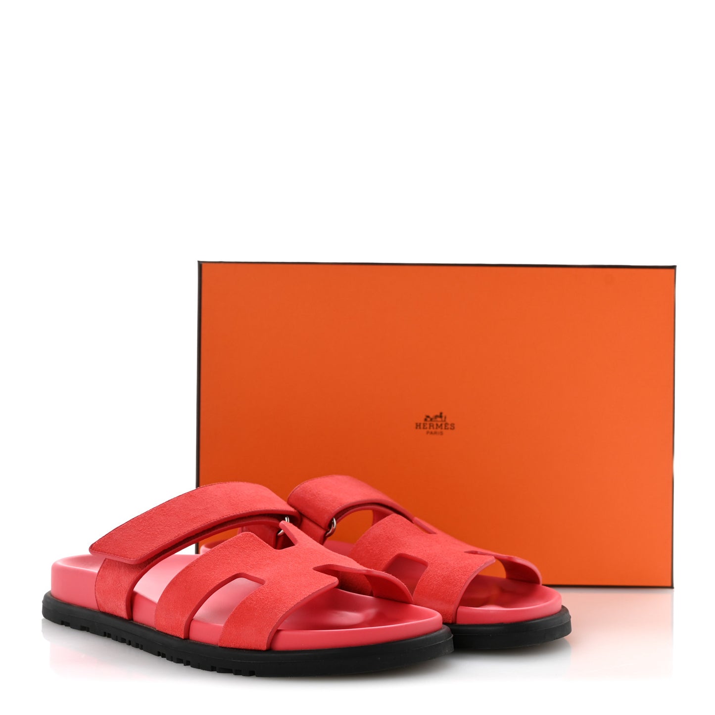 Suede Goatskin Womens Chypre Sandals 37 Rose Vermillon