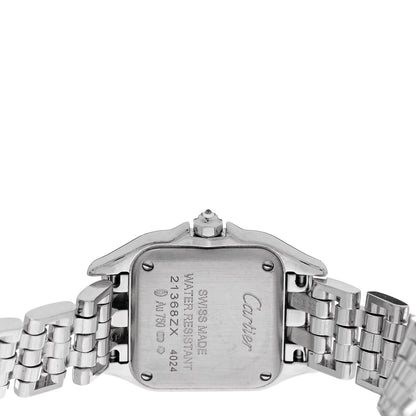 Cartier 18K White Gold Diamond Bezel 22mm Panthere Double Wrap Quartz Watch 4 of 4