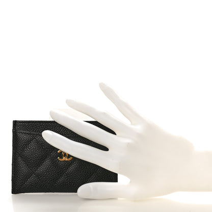 Chanel Caviar Quilted Card Holder Black 2 of 10