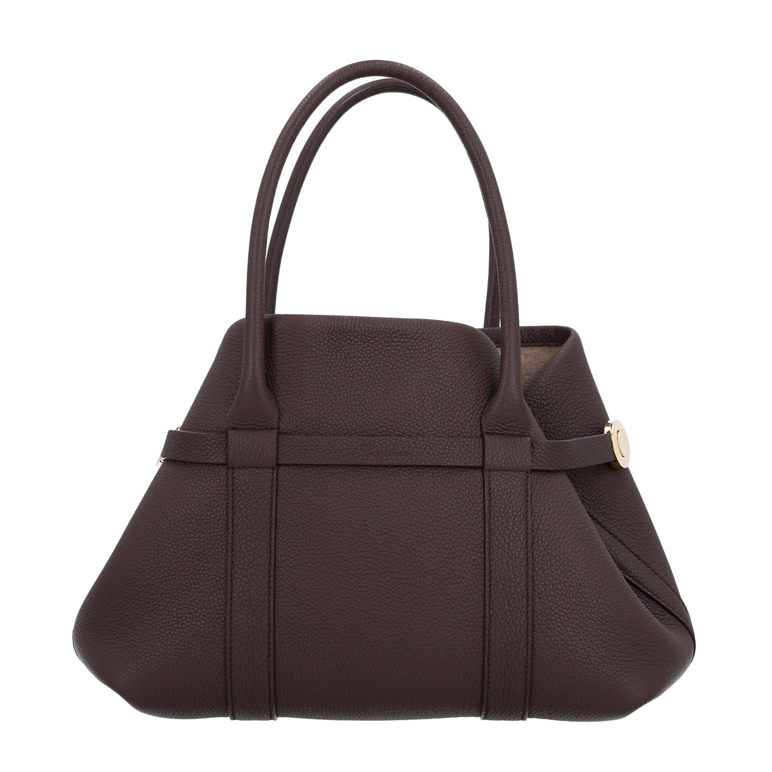 Loro Piana Grained Calfskin Small Ghiera Shopper Tote Brown 1 of 10