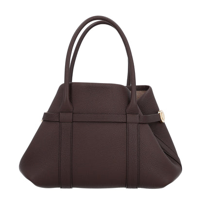Loro Piana Grained Calfskin Small Ghiera Shopper Tote Brown 1 of 10