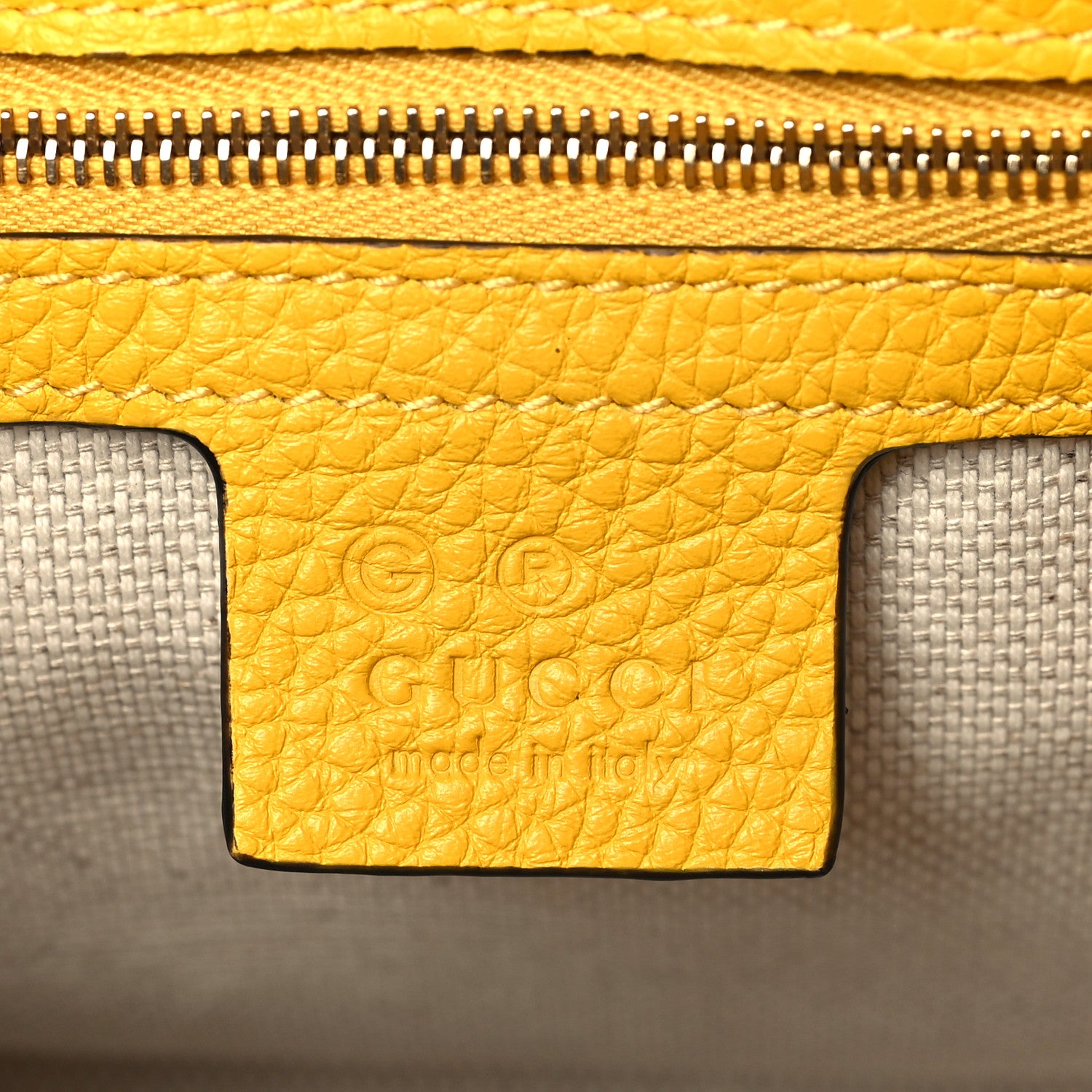 Gucci Cellarius Calfskin Medium Soho Flap Crossbody New Buttercup 6 of 10
