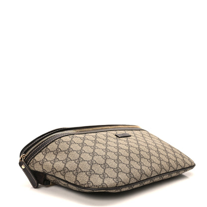Gucci GG Supreme Monogram Belt Bag Dark Brown 4 of 10