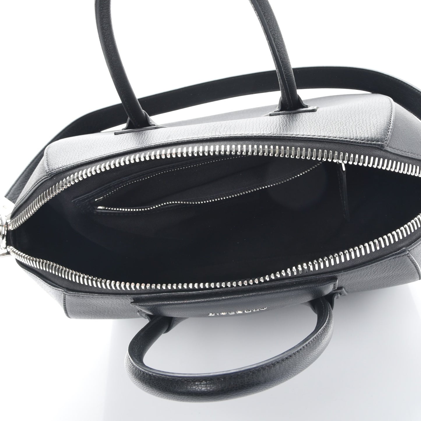 Sugar Goatskin Medium Antigona Black