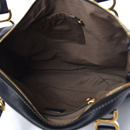 Chloe Calfskin Large Marcie Satchel Black 5 of 14