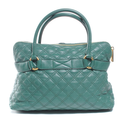 Marc Jacobs Leather Quilted Bruna Tote Teal 3 of 8