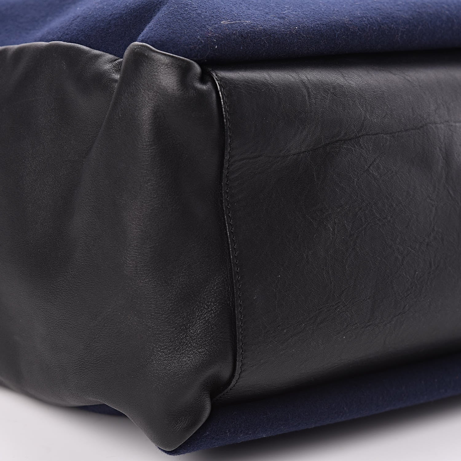 Givenchy Wool Tote Navy Black 6 of 13