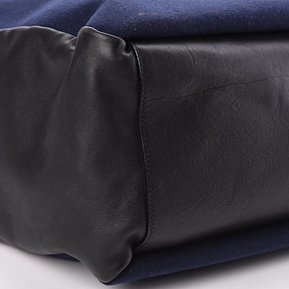 Givenchy Wool Tote Navy Black 6 of 13