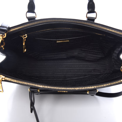 Prada Saffiano Medium Galleria Double Zip Tote Black 6 of 15