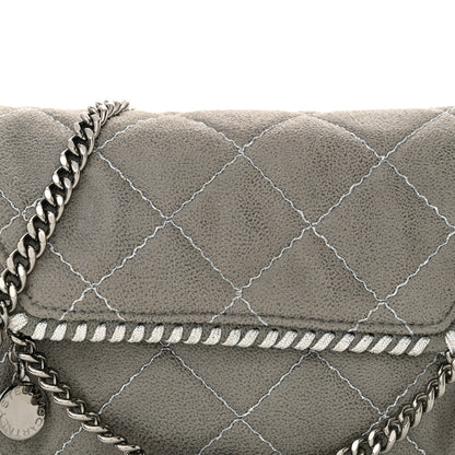 Stella McCartney Shaggy Deer Quilted Mini Falabella Tote Grey 8 of 10