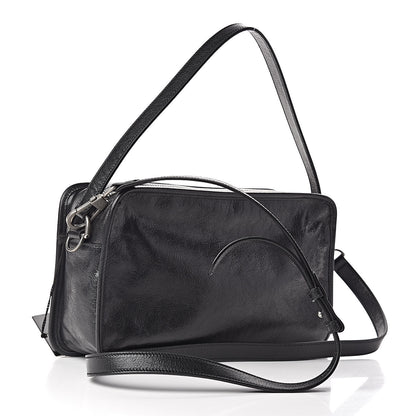 Gucci Fluffy Calfskin Morpheus Shoulder Bag Black 3 of 10
