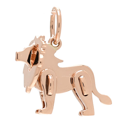 Tiffany 18K Rose Gold Save The Wild Lion Charm 3 of 4