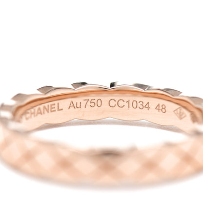 Chanel 18K Beige Gold Mini Coco Crush Ring 48 4.5 4 of 5