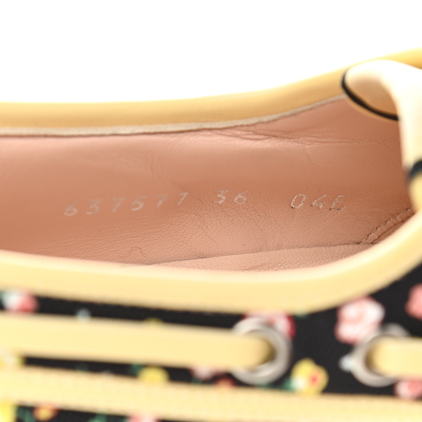 X LIBERTY OF LONDON Canvas Holly Print Loafers 36 Black Peach Burro