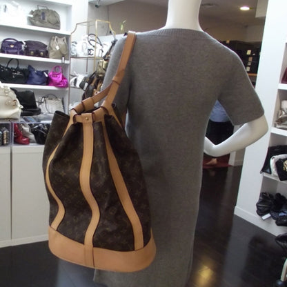 Louis Vuitton Monogram Randonnee GM Backpack 2 of 9
