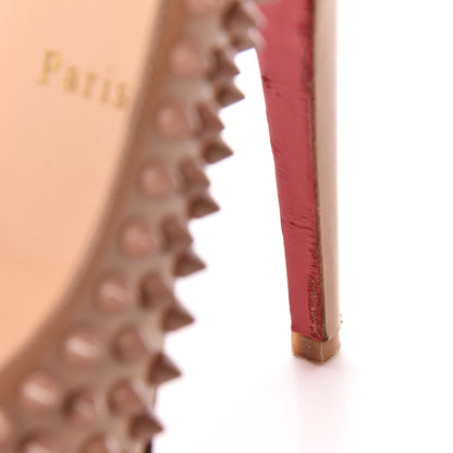 Christian Louboutin Patent Alti Spikes 140 Pumps 38 Nude 24 of 26