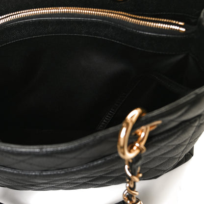 Chanel Caviar Quilted Grand Shopping Tote GST Black 10 of 10