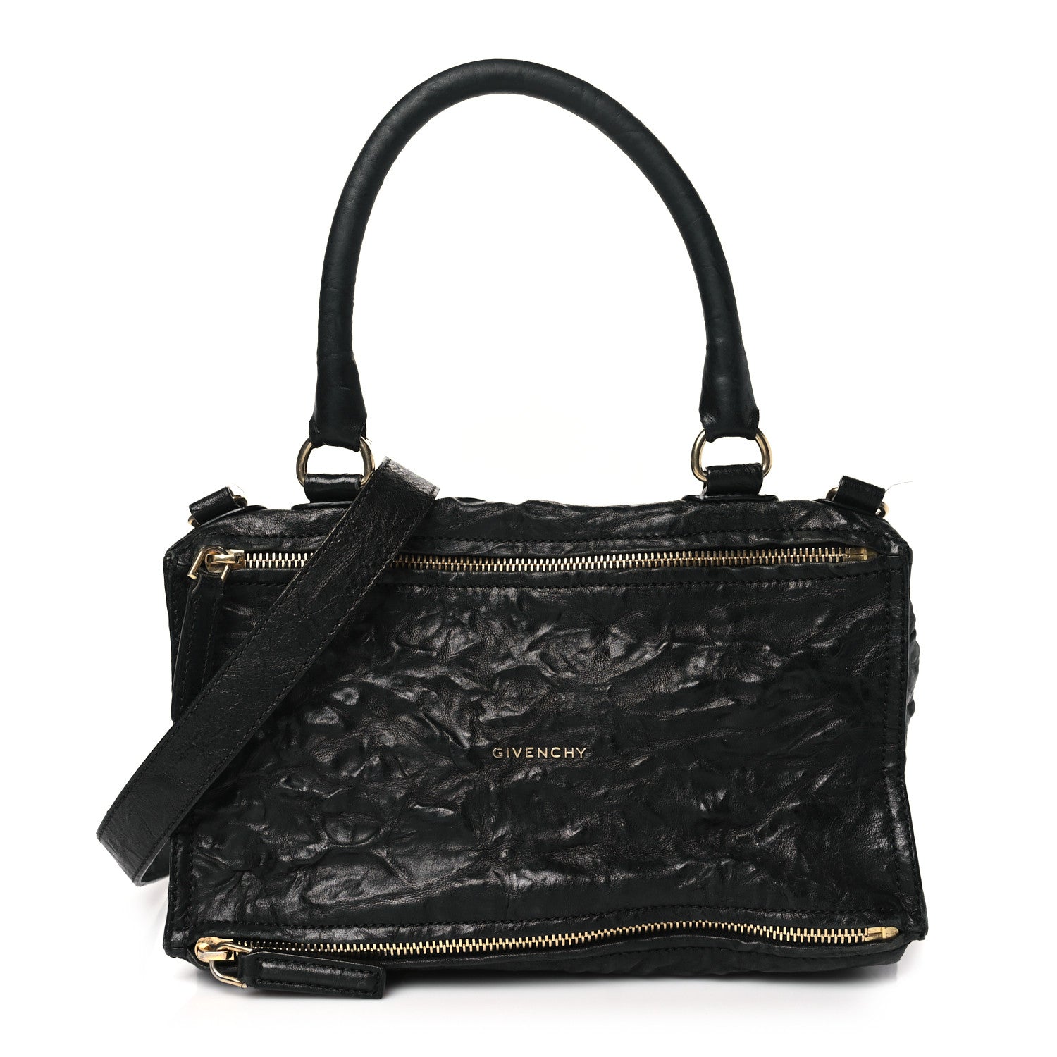 Givenchy Tumbled Sheepskin Medium Pandora Black 1 of 15
