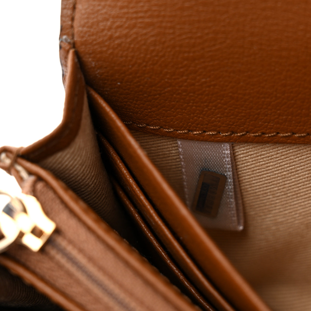 Calfskin Martina Continental Wallet Brown