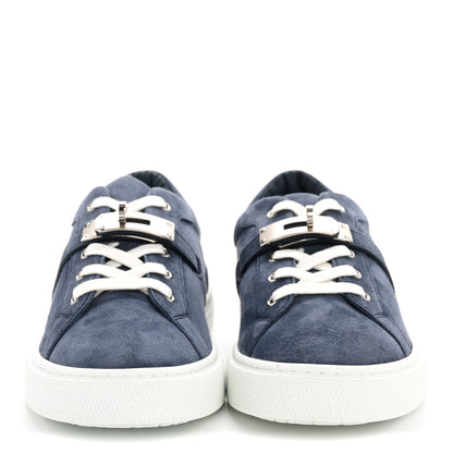 Hermes Chevre Velours Day Mens Sneakers 42 Bleu Celeste 3 of 9