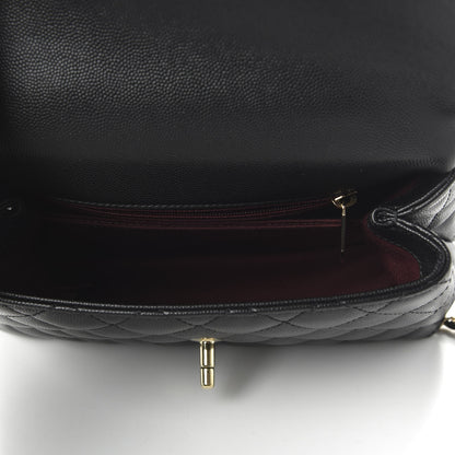 Chanel Caviar Quilted Mini Coco Handle Flap Black 5 of 11