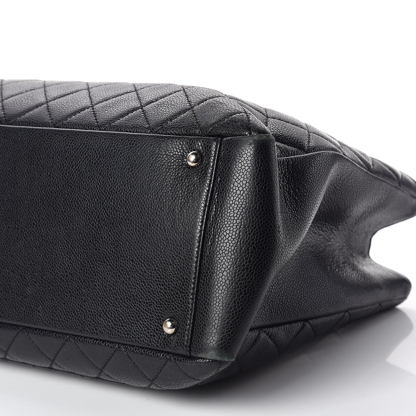 Caviar Quilted XL Grand Shopping Tote GST Black