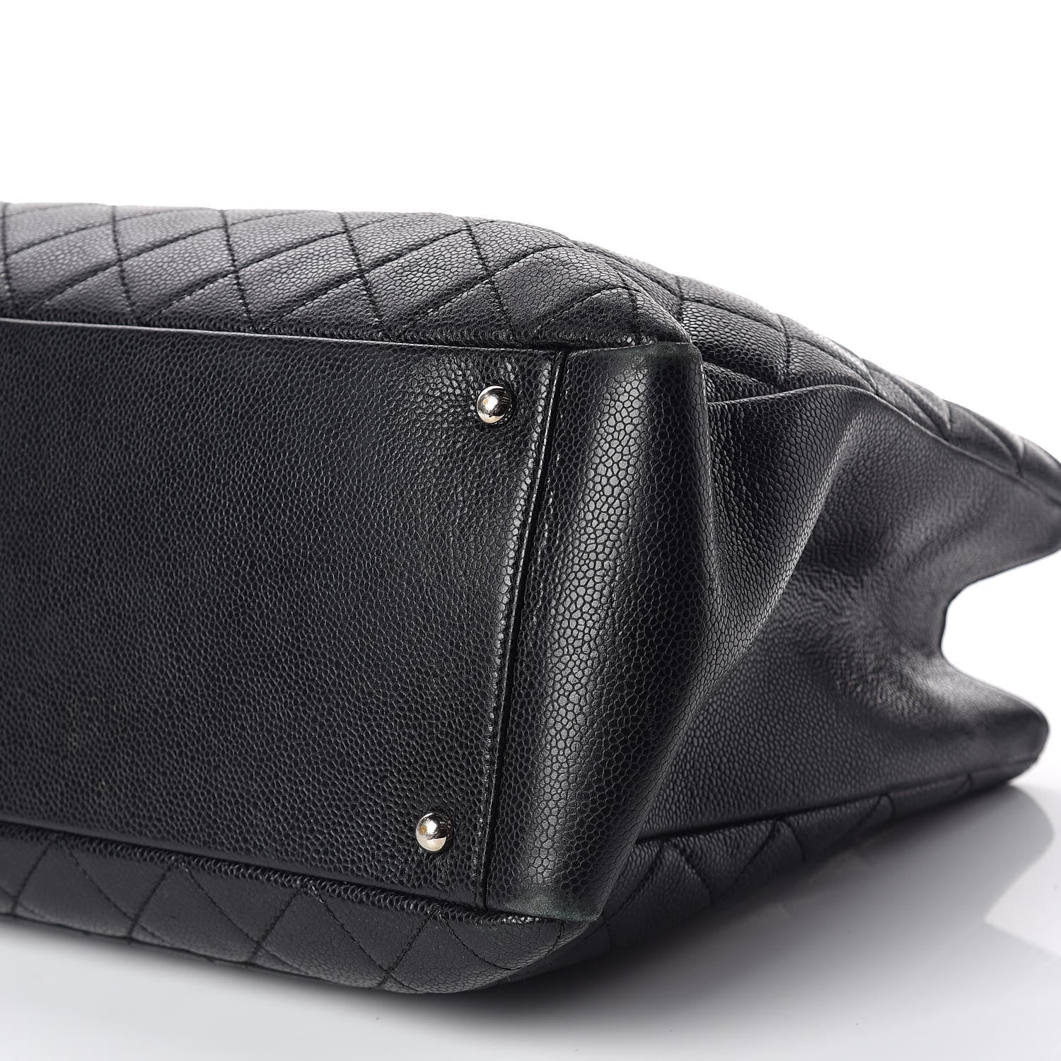 Chanel Caviar Quilted XL Grand Shopping Tote GST Black 6 of 17