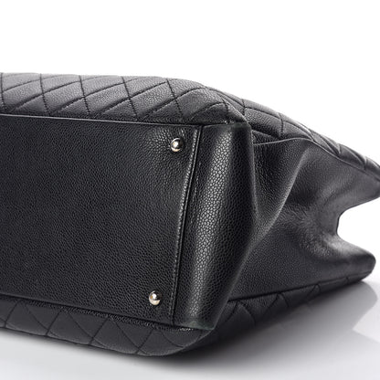 Chanel Caviar Quilted XL Grand Shopping Tote GST Black 6 of 17