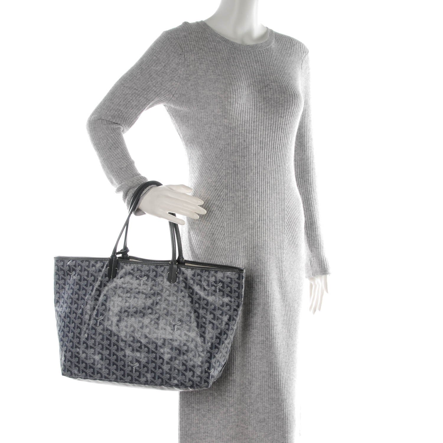 Goyard Goyardine Saint Louis PM Grey 2 of 8