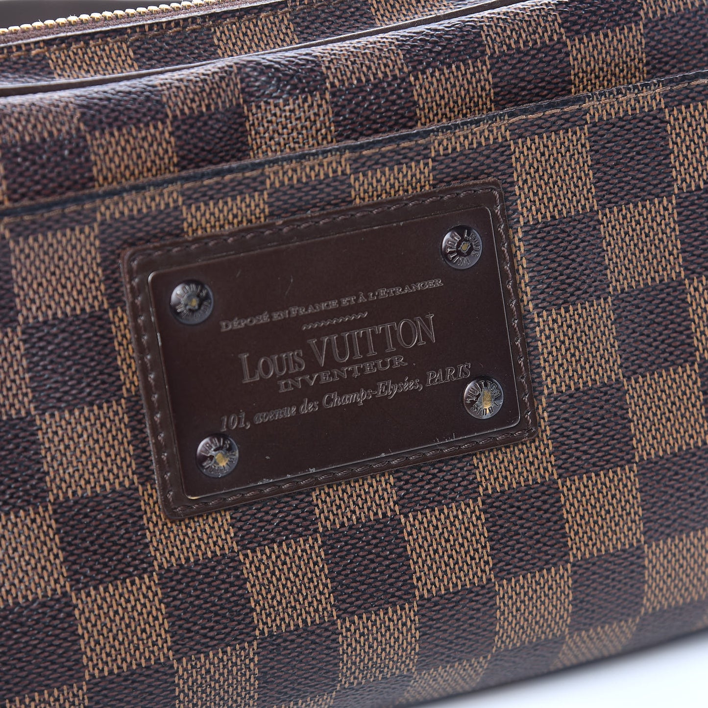 Damier Ebene Brooklyn Bum Bag